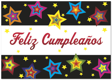 Feliz Cumpleaños Greeting Card 732D-Y