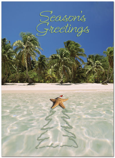 Tropical Surprise Holiday Card X580U-A