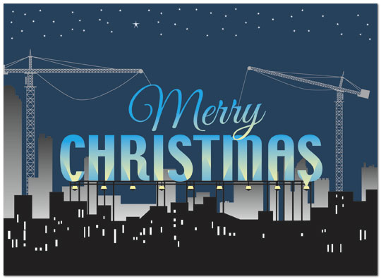 Christmas Construction Card D2214U-A