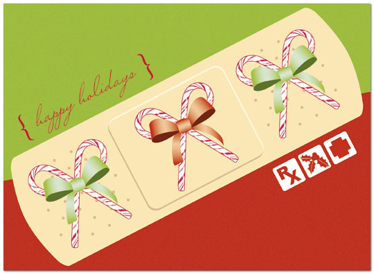 Holiday Bandage Card D2216U-A
