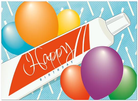 Birthday Cleaning Card D3081U-Y