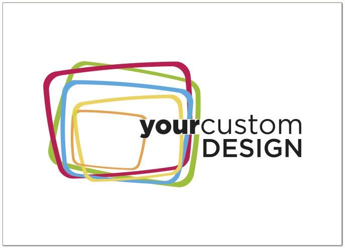 Custom Logo Notecard D7058D-V