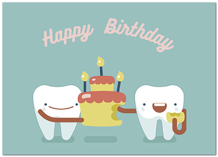 Party Teeth Birthday Card D8078D-Y
