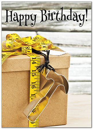 Construction Gift Birthday Card D8079D-Y