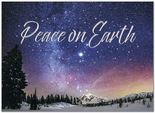Peace on Earth Holiday Card H8192U-AA