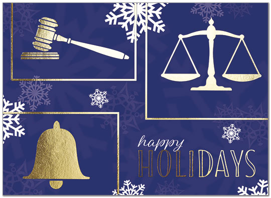 Legal Snowflakes Holiday Card H8216U-AA