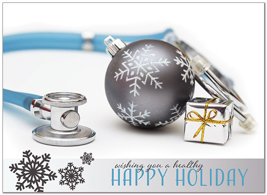 Medical Holiday Card D8228U-A