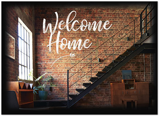 Urban Welcome Card D9052U-Y