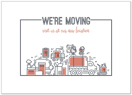 Moving Icons Greeting Card D9057D-X