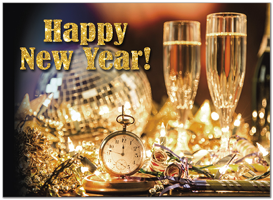 Celebrate New Year Card D9184U-A