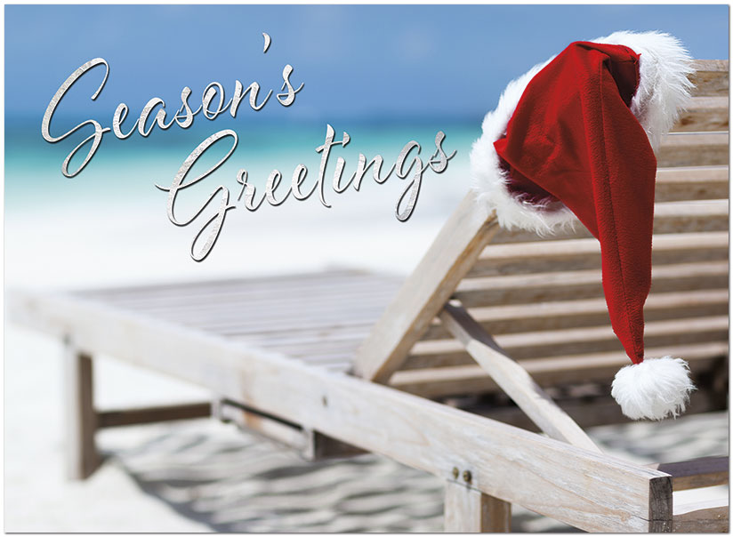 White Sand Holiday Card H9186U-A
