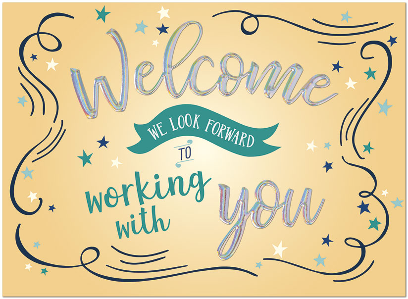 Working Welcome Card A1438U-X