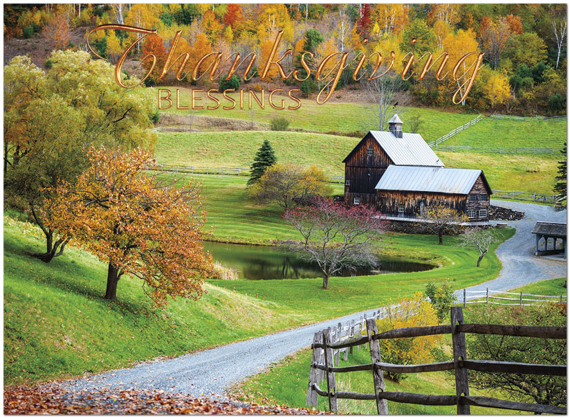 Scenic Byway Thanksgiving Card H1478U-AA