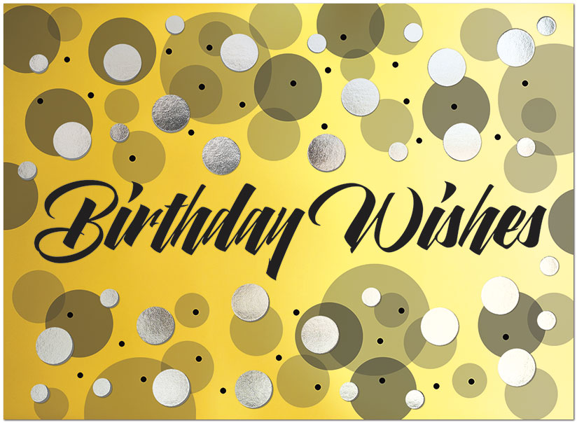 Birthday Baubles A1603S-W