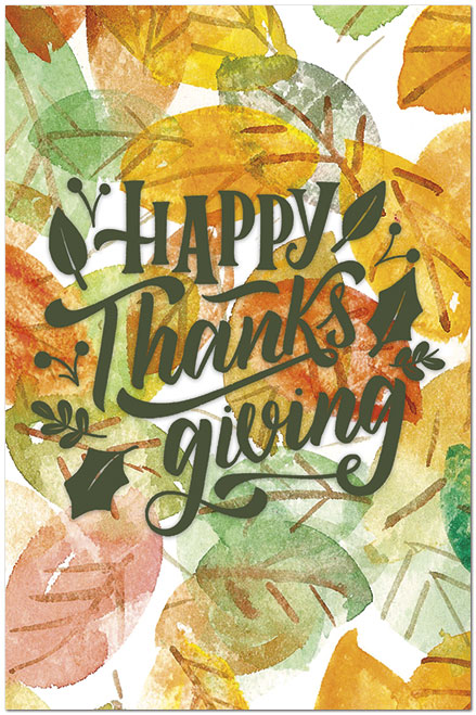 Leaf Splash Postcard D1687P-BB