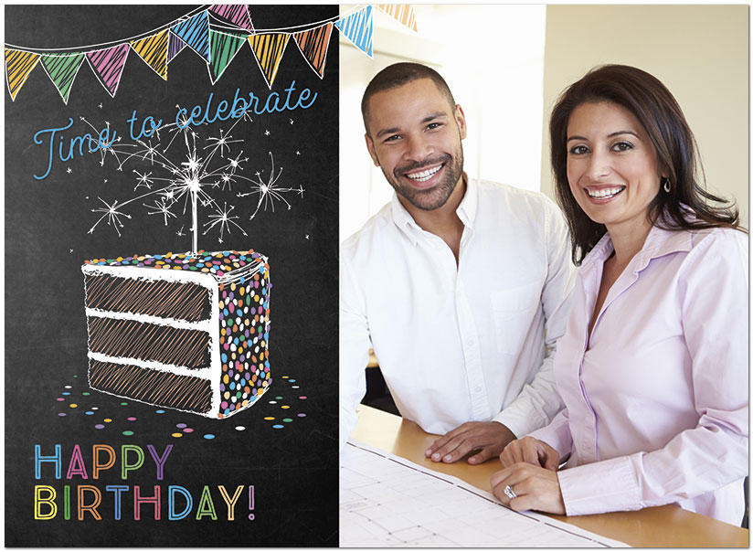 Cake Slice Photo Card D2310U-V