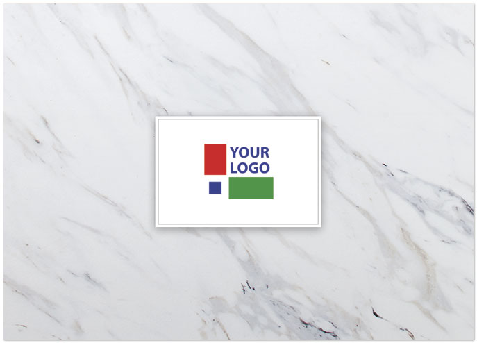 Marble Logo Notecard D2315D-V