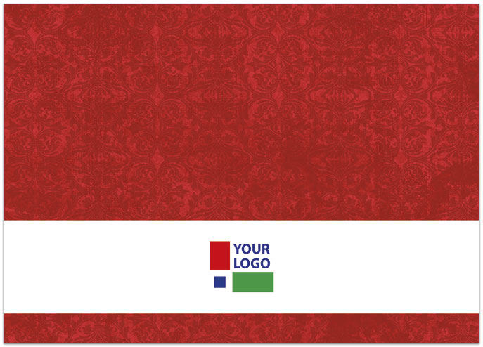 Red Logo Notecard D109D-V