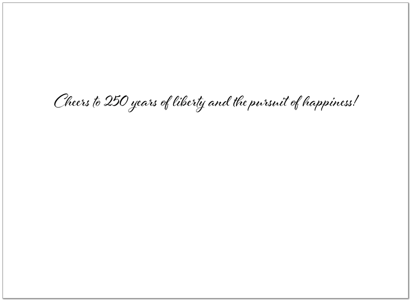 Celebrate 250th Birthday D3434U-Y