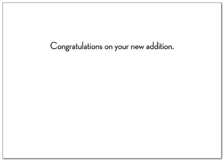 Baby Feet Congratulations Card 172D-Y