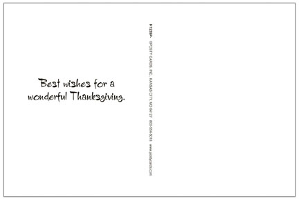 Fallen Leaves Thanksgiving Postcard H1235P-B