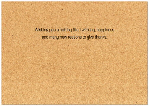 Swirling Leaves Thanksgiving Card H2116KW-AA