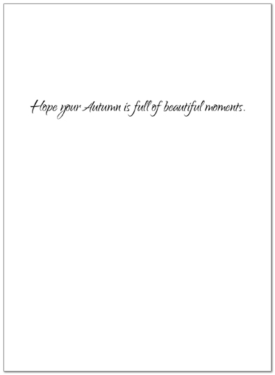 Happy Autumn Card A3054U-Y