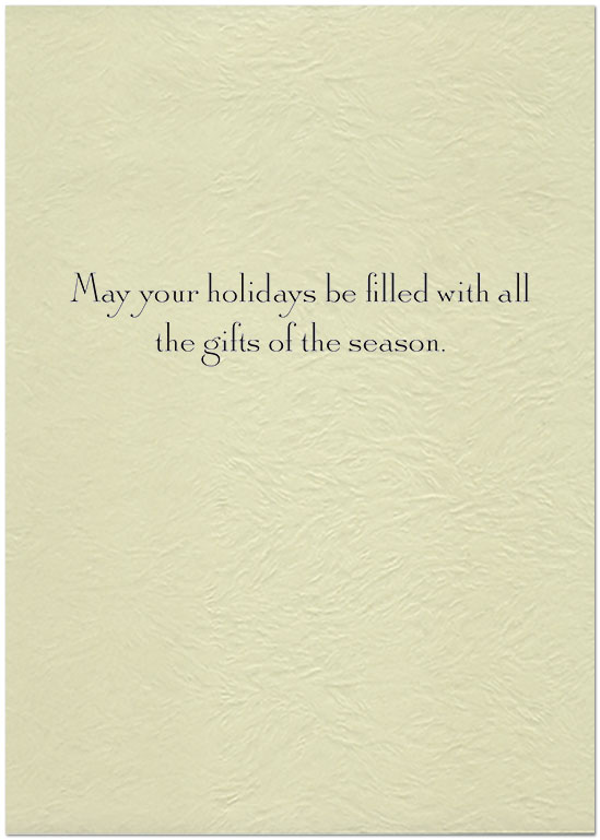 Hope Peace Joy Holiday Card H4244KW-AA