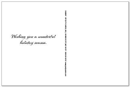 Three Trees Postcard D5208P-BB