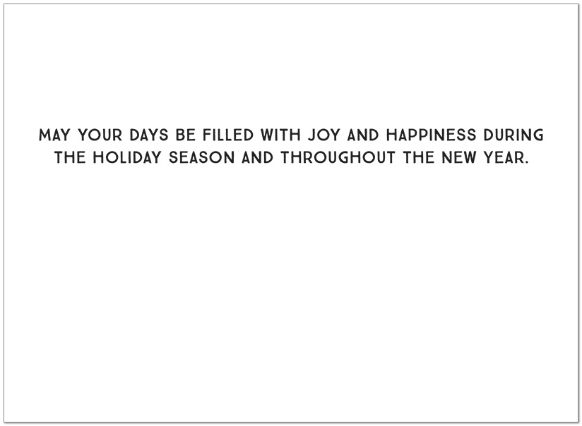 Holiday Snowflakes Greeting Card H9152S-AAA