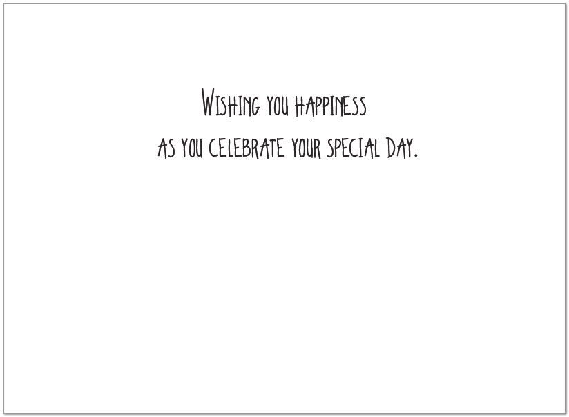 Party From All Birthday Card A1406U-X