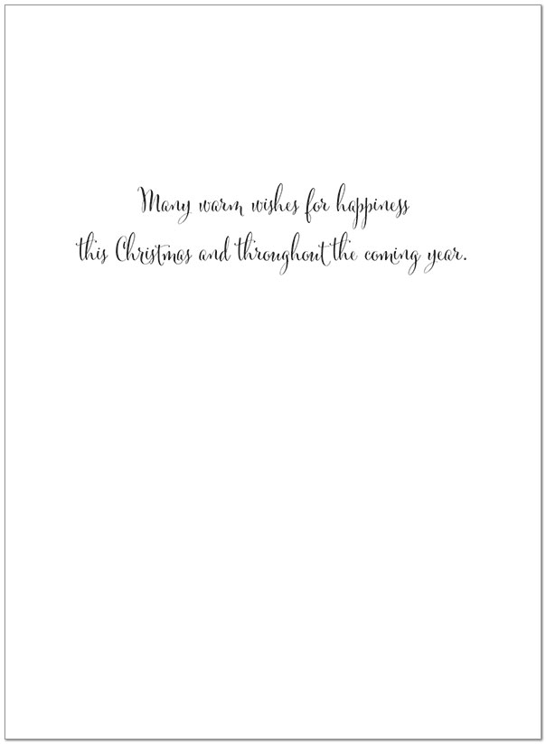 Christmas Greenery Holiday Card H1528U-AA