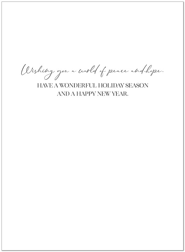 Peace Reflections Holiday Card H1533U-AA