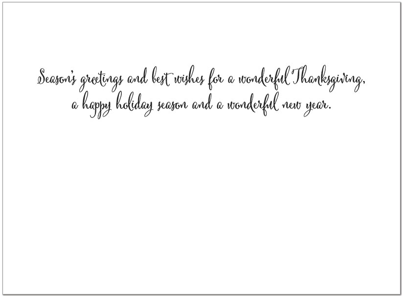 November Surprise Seasonal Card H1480U-AA