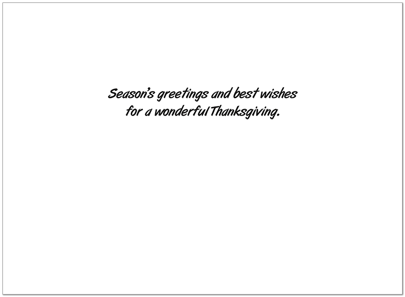 Thanksgiving Whimsy H2778U-A