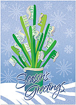 Toothbrush Tree Holiday Card H1301U-AA