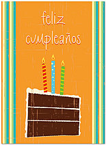 Feliz Cumpleaños Card A3035U-Y