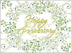 Anniversary Wreath Card A3061U-X