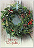 Natural Wreath Christmas Card H7164KW-AA