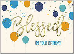 Blessed Balloons Birthday Card A9007V-W