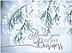 Snow Covered Thanks Holiday Card H9154S-AAA