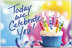 Celebrate Cupcake Postcard A1420P-ZZ