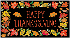 Happy Leaves Border D2781T-B